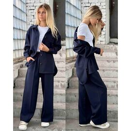 Костюм дитячий на дівчинку KR202 navy р.32-42 "Karolina" недорого оптом від прямого постачальника