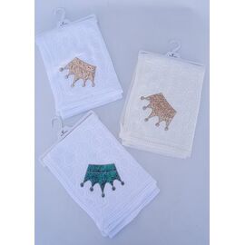 Фотография Детский плед на девочку 369 white-gold р.70*70 "Meloria" недорого оптом от прямого поставщика