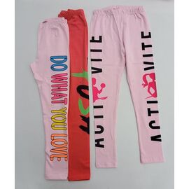 Фотография Лосины детские на девочку ML579 pink-yellow р.9-12 "Meloria" недорого оптом от прямого поставщика