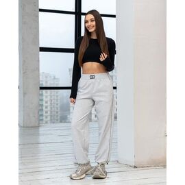Штани спортивні жіночі Б16 grey р.S-XL "AZNA" недорого оптом від прямого постачальника
