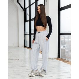 Штани спортивні жіночі Б70 grey р.S-XL "AZNA" недорого оптом від прямого постачальника