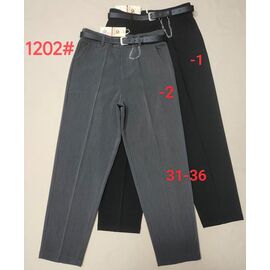 Фотография Штаны женские 1202-1 black р.31-36 "Immei" недорого оптом от прямого поставщика
