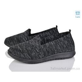 Фотография Слипоны женские тканевые Лето 4089-520-1 (8 пар р.37-42) "Мир" недорого оптом от прямого поставщика