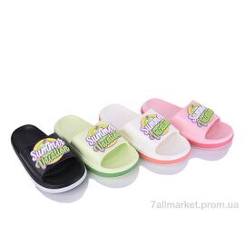 Шльопанці жіночі полегшені Літо W179 mix (12 пар р.36-41) "Deshman" недорого оптом від прямого постачальника