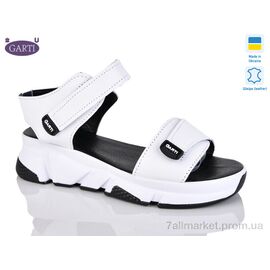Фотография Босоножки женские летние Лето 0150 біла шкіра (6 пар р.36-40) "Garti" недорого оптом от прямого поставщика