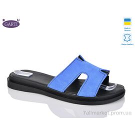 Фотография Шлепки женские облегченные Лето 94 блакитний замш (6 пар р.36-40) "Garti" недорого оптом от прямого поставщика
