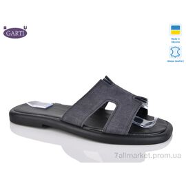 Шльопанці жіночі полегшені Літо 84 сірий замш (6 пар р.36-40) "Garti" недорого оптом від прямого постачальника