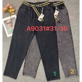 Джинси жіночі A9031-2 grey р.31-36 "Immei" недорого оптом від прямого постачальника