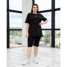 Костюм жіночий ЛД15 black р.XL-4XL "AZNA" недорого оптом від прямого постачальника