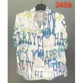 Сорочка жіноча літня 2406 white р.52-62 "LIDA" недорого оптом від прямого постачальника