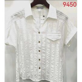 Сорочка жіноча літня 9450 white р.52-62 "LIDA" недорого оптом від прямого постачальника