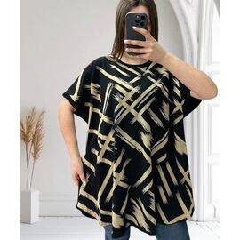 футболка жіноча 25008 black р.54-64 "G.L.S.A" недорого оптом від прямого постачальника