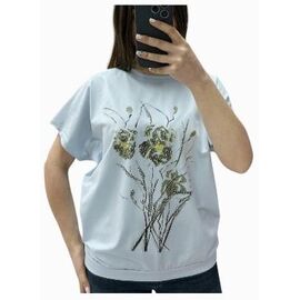 футболка жіноча 25026 l.blue р.46-54 "G.L.S.A" недорого оптом від прямого постачальника