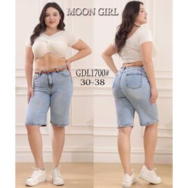 Фотография Шорты женские GDL1700-1 l.blue р.31-38 "Miss Kurry" недорого оптом от прямого поставщика