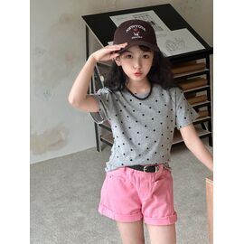 Дитячі шорти на дівчинку 7170 pink р.110-160 "Yalisi" недорого оптом від прямого постачальника