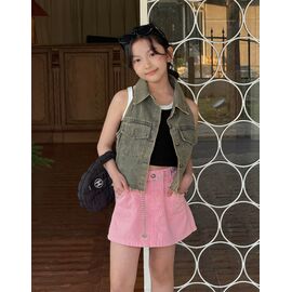 Спідниця-шорти дитяча на дівчинку 7193 pink р.110-160 "Yalisi" недорого оптом від прямого постачальника