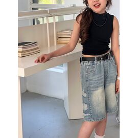 Дитячі шорти на дівчинку 7211 l.blue р.110-160 "Yalisi" недорого оптом від прямого постачальника