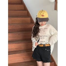 Дитячі шорти на дівчинку 7212 black р.110-160 "Yalisi" недорого оптом від прямого постачальника