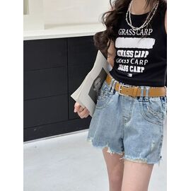 Дитячі шорти на дівчинку 7212 l.blue р.110-160 "Yalisi" недорого оптом від прямого постачальника