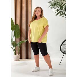 Фотография Костюм женский 742-2 yellow р.52-56 "ZLATA" недорого оптом от прямого поставщика