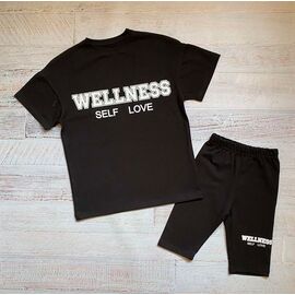 Костюм дитячий на дівчинку 2412 black р.134-158 "LIMA SPORT" недорого оптом від прямого постачальника