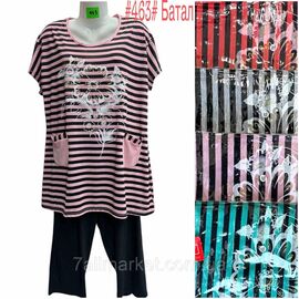 Костюм 2-ка жіночий домашній батал р-ри 5XL-8XL (мікс кв) "NICOLAS" купити недорого від прямого постачальника