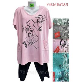 Костюм 2-ка жіночий домашній батал р-ри 5XL-8XL (мікс кв) "NICOLAS" купити недорого від прямого постачальника