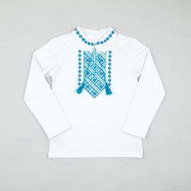 Вишиванка дитяча на хлопчика 15-01-1 white р.128-140 "Webi" недорого оптом від прямого постачальника