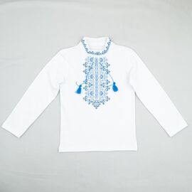 Вишиванка дитяча на хлопчика 15-01-5 white р.128-140 "Webi" недорого оптом від прямого постачальника