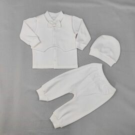 Комплект дитячий на хлопчика 30-01-1 white р.68 "Webi" недорого оптом від прямого постачальника