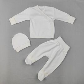 Комплект дитячий на дівчинку 30-02 milk р.56 "Webi" недорого оптом від прямого постачальника