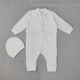 Комплект дитячий на хлопчика 31-02-1 white р.68 "Webi" недорого оптом від прямого постачальника