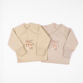 Кофта дитяча на хлопчика 44-41 d.beige р.56-62 "Webi" недорого оптом від прямого постачальника