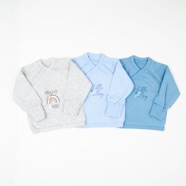 Кофта дитяча на хлопчика 44-41 l.grey р.56-62 "Webi" недорого оптом від прямого постачальника