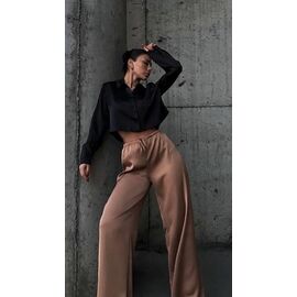 Штани жіночі літні 256 brown р.42-52 "Adam&Eva" недорого оптом від прямого постачальника