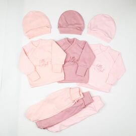 Комплект дитячий на дівчинку 77-49-1 pink р.56 "Webi" недорого оптом від прямого постачальника