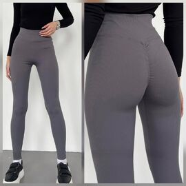 Лосини жіночі 5275 grey р.S-XL "VICTORY" недорого оптом від прямого постачальника