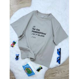 Фотография Футболка детская на девочку LM27 grey р.140-176 "Limerense" недорого оптом от прямого поставщика