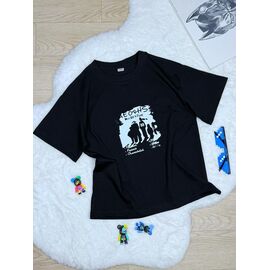 Фотография Футболка детская на девочку LM30 black р.140-176 "Limerense" недорого оптом от прямого поставщика