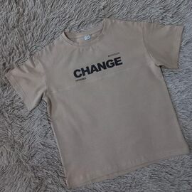 Фотография Футболка детская на мальчика LM34 beige р.140-176 "Limerense" недорого оптом от прямого поставщика