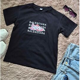 Фотография Футболка детская на девочку LM35 black р.140-176 "Limerense" недорого оптом от прямого поставщика