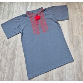 Фотография Вышиванка детская лёгкая на мальчика LM4 l.blue р.140-176 "Limerense" недорого оптом от прямого поставщика