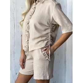 Костюм дитячий на дівчинку LM54 beige р.140-176 "Limerense" недорого оптом від прямого постачальника