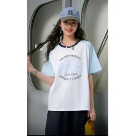 Фотография Футболка детская на девочку LM56 white р.140-176 "Limerense" недорого оптом от прямого поставщика