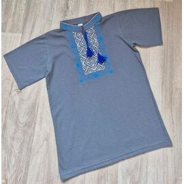 Вишиванка дитяча легка на хлопчика LM9 l.blue р.140-176 "Limerense" недорого оптом від прямого постачальника