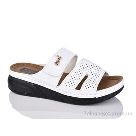 Шльопанці жіночі полегшені Літо 108-1 white (6 пар р.36-41) "Sali-2" недорого оптом від прямого постачальника