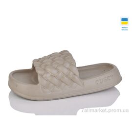 Шльопанці жіночі полегшені Літо 2001 бежевий (6 пар р.36-41) "Inblue" недорого оптом від прямого постачальника