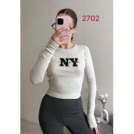 Светр жіночий 2702 white р.42-46 "FSN" недорого оптом від прямого постачальника