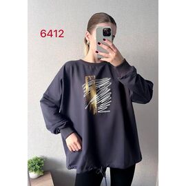 Светр жіночий 6412 navy р.52-58 "FSN" недорого оптом від прямого постачальника