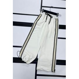 Штани дитячі спортивні на дівчинку K59 white р.128-158 "Kosmy" недорого оптом від прямого постачальника